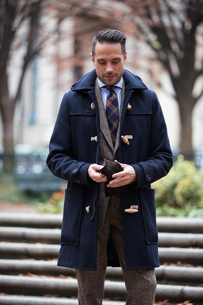 Пальто в мужском стиле