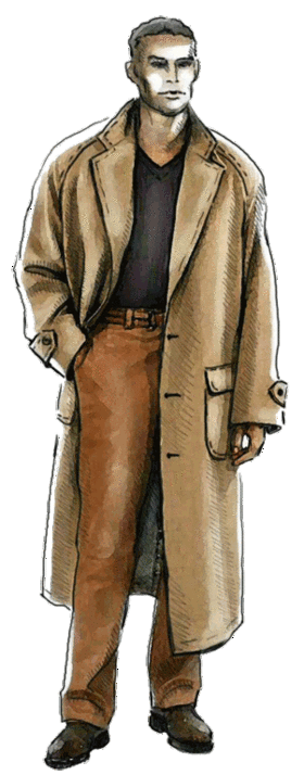 Индивидуальный пошив мужских пальто реглан на заказ